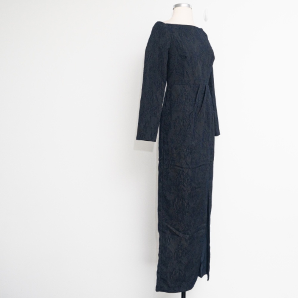 Kay Unger - New! Jude‎ Jacquard Column Gown. - Picture 3 of 12